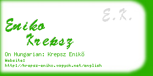 eniko krepsz business card